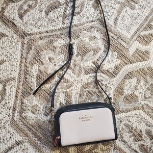 Kate Spade Crossbody in Black and Ballet Pink